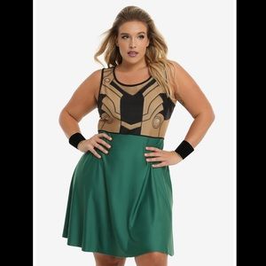 Her Universe Hot Topic 3x Reversible Thor and Loki Tank Dress